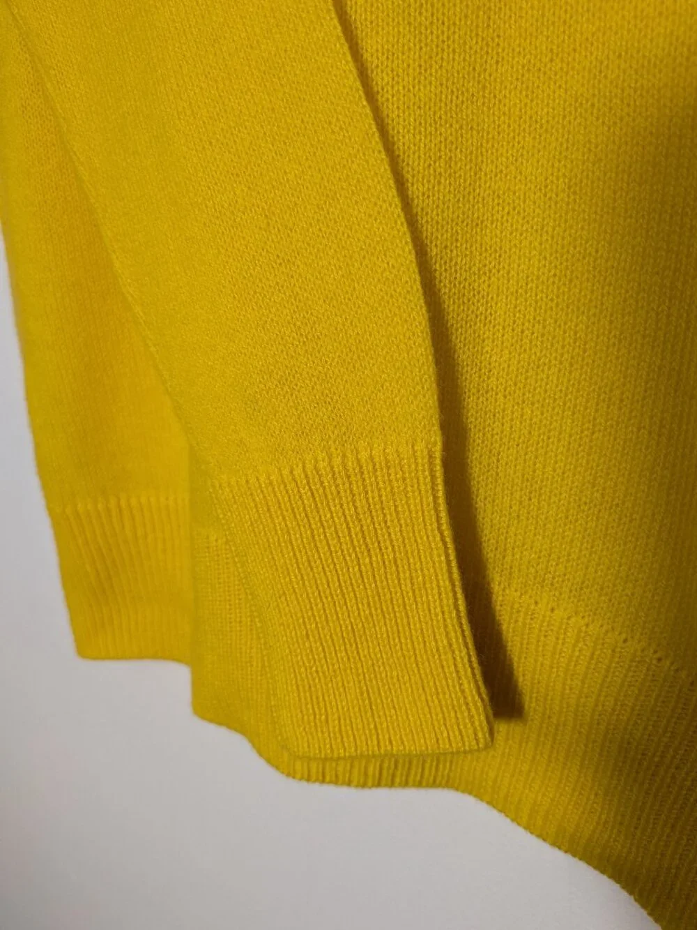 The Elder Statesman 100% Cashmere Crewneck Sweater Yellow Men’s XS